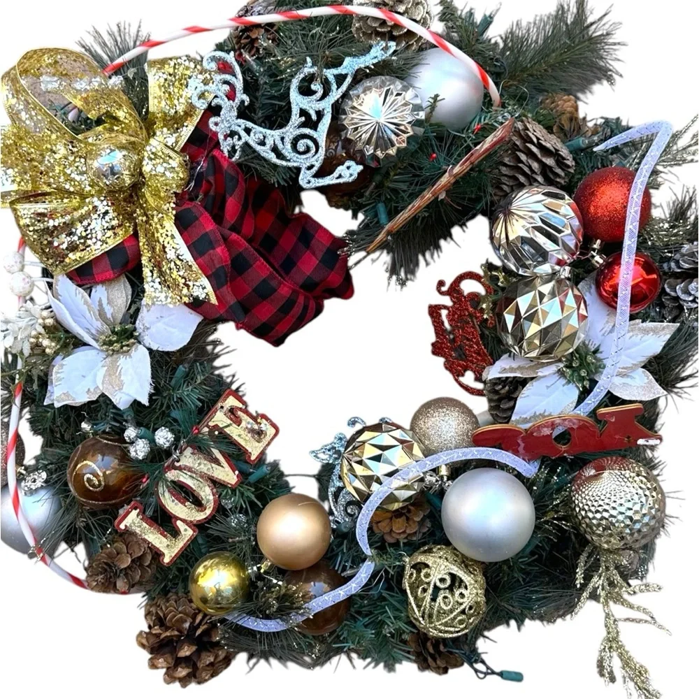 Christmas wreaths home decoration